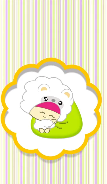 [LINE着せ替え] sheepy girlの画像1