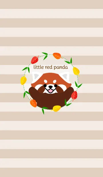 [LINE着せ替え] little red pandaの画像1
