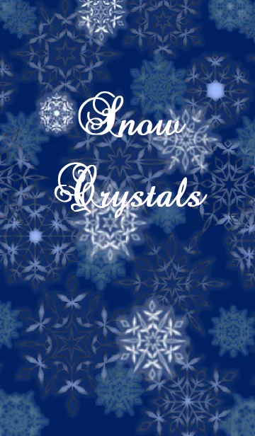 [LINE着せ替え] Snow Crystalsの画像1