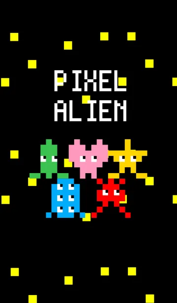 [LINE着せ替え] PIXEL ALIENの画像1