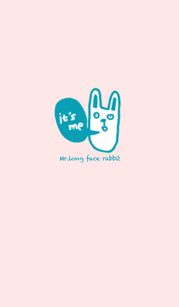 [LINE着せ替え] Mr. long face rabbitの画像1