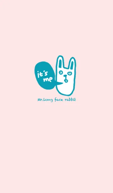 Mr. long face rabbitのLINE着せ替え