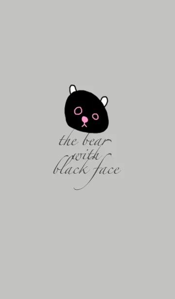 [LINE着せ替え] the bear with black faceの画像1