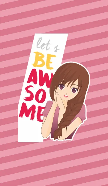 [LINE着せ替え] Be Awesomeの画像1