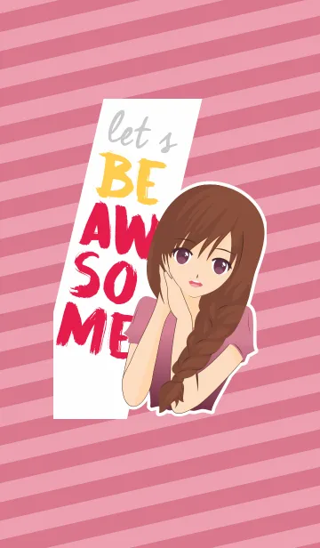 Be AwesomeのLINE着せ替え