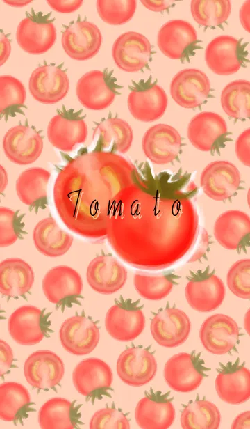 [LINE着せ替え] Vegetable -トマト-の画像1