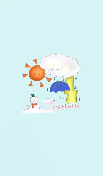 The WeathersのLINE着せ替え