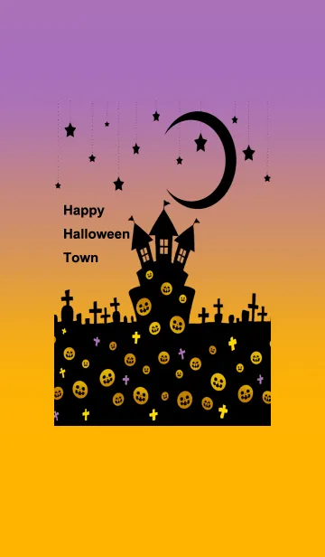 Happy Halloween TownのLINE着せ替え