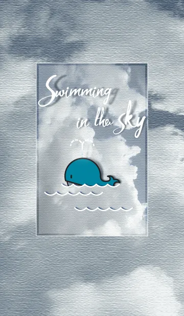 [LINE着せ替え] Swimming in the skyの画像1