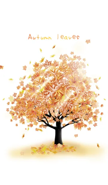 [LINE着せ替え] Autumn leaves ～紅葉～の画像1
