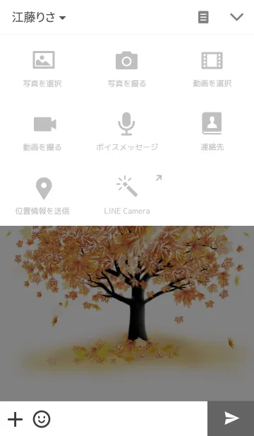 [LINE着せ替え] Autumn leaves ～紅葉～の画像4
