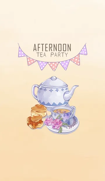 [LINE着せ替え] Afternoon Tea Partyの画像1