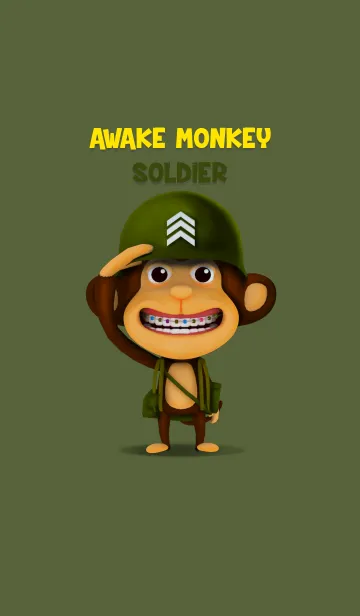 [LINE着せ替え] Awake Monkey Soldierの画像1