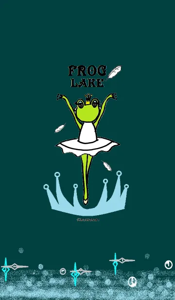 [LINE着せ替え] フロッギィバレリーナ~Frog Lake~の画像1