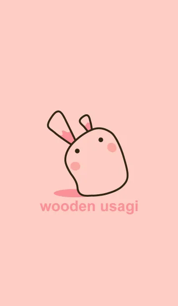 [LINE着せ替え] wooden usagiの画像1