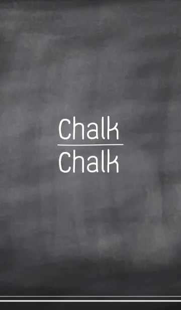 [LINE着せ替え] Chalk Chalkの画像1