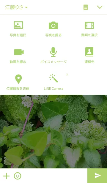 [LINE着せ替え] GREEN-緑07の画像4