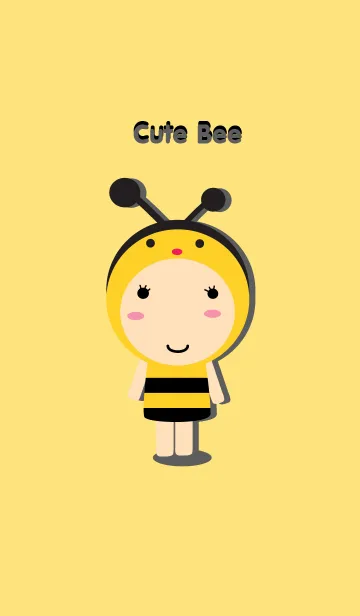 [LINE着せ替え] Cute Beeの画像1