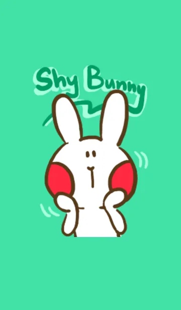 [LINE着せ替え] Shy Bunnyの画像1