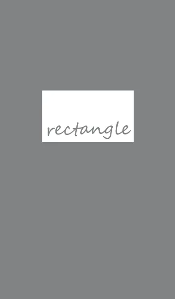 [LINE着せ替え] Rectangle x Greyの画像1