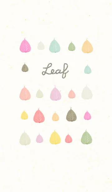 [LINE着せ替え] 葉8-色とりどり-の画像1