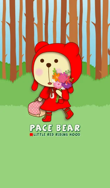[LINE着せ替え] Pace Bear 2 (Little Red Riding Hood)の画像1