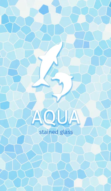 [LINE着せ替え] AQUA stained glassの画像1