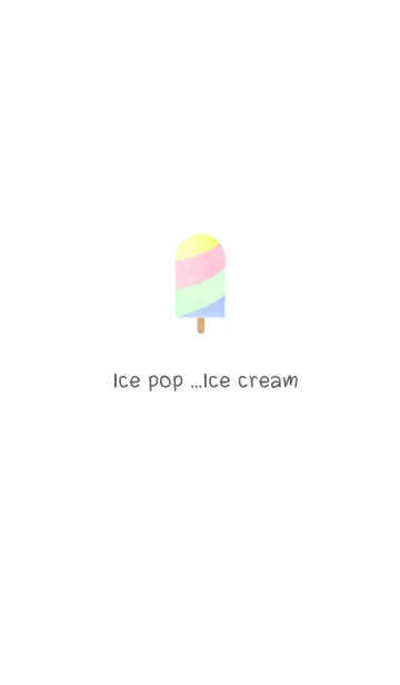 [LINE着せ替え] Ice pop Ice creamの画像1
