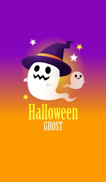 [LINE着せ替え] ハロウィンゴーストの着せ替えの画像1