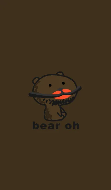 [LINE着せ替え] bear ohの画像1