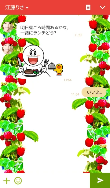 [LINE着せ替え] Raspberryの画像3