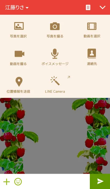 [LINE着せ替え] Raspberryの画像4