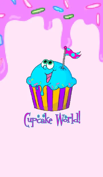 [LINE着せ替え] Cupcake World！の画像1