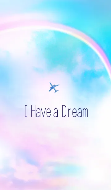 [LINE着せ替え] I Have a Dream~空と虹～の画像1