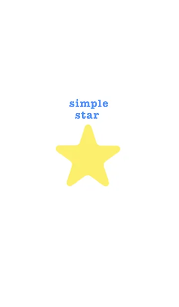 [LINE着せ替え] simple star themeの画像1