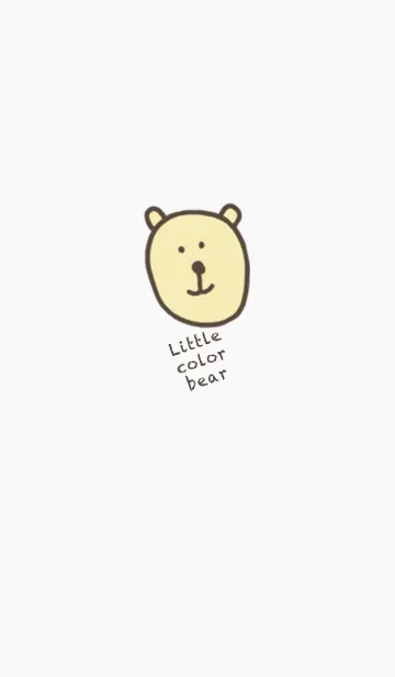 [LINE着せ替え] little color bearの画像1