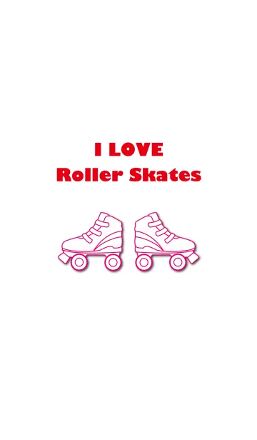 [LINE着せ替え] I LOVE Roller Skatesの画像1