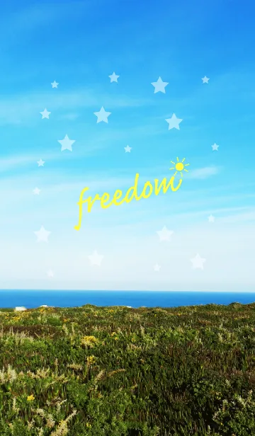 [LINE着せ替え] 自由だ。9の画像1