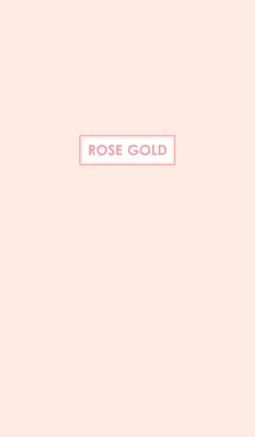 [LINE着せ替え] Rose Goldの画像1