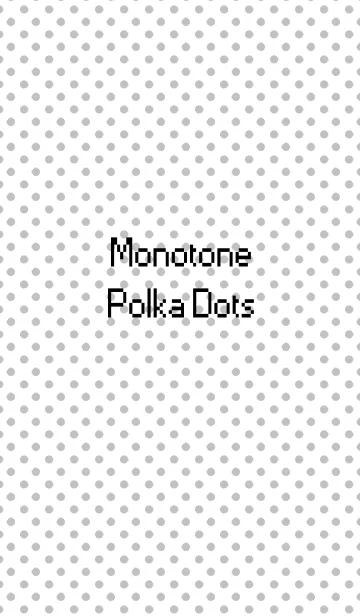 Monotone Polka DotsのLINE着せ替え