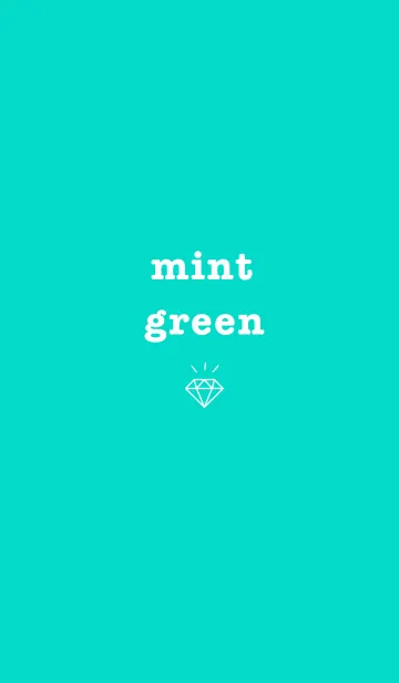 [LINE着せ替え] mint greenの画像1