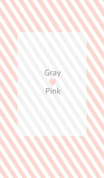 [LINE着せ替え] Gray×Pinkの画像1