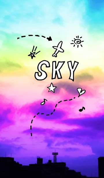 [LINE着せ替え] sky~きれいな空～の画像1