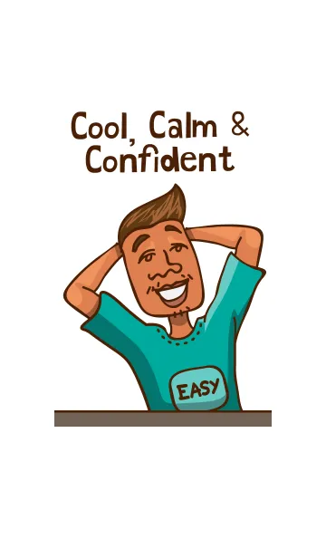 [LINE着せ替え] Cool Calm and Confidentの画像1