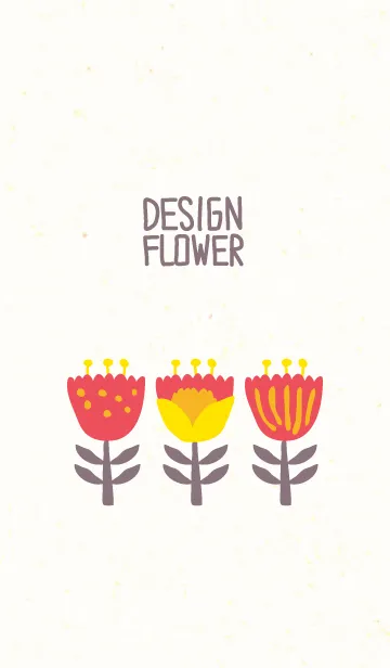 [LINE着せ替え] デザインフラワー 15の画像1