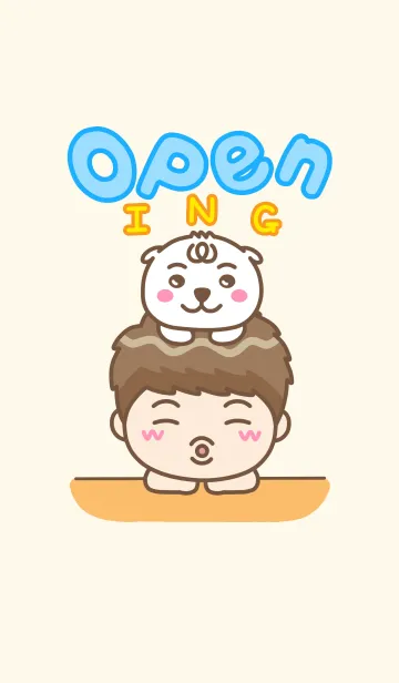 [LINE着せ替え] Odudu＆Spotの画像1