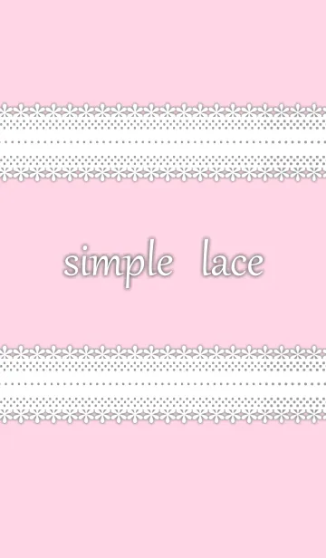 [LINE着せ替え] シンプルレースの画像1