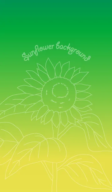 [LINE着せ替え] Sunflower backgroundの画像1