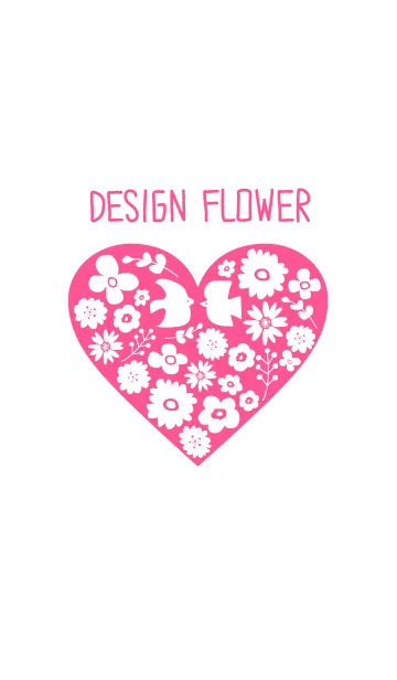 [LINE着せ替え] デザインフラワー 25の画像1