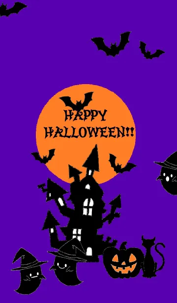 [LINE着せ替え] HAPPY HALLOWEEN GHOSTSの画像1
